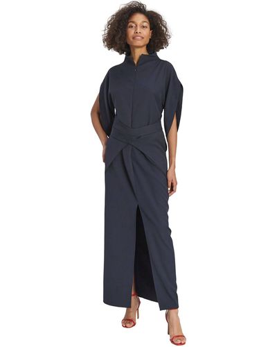 Monosuit Dress Lea Narrow - Blue