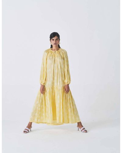 LITTLE THINGS STUDIO Juhi Dress - Yellow