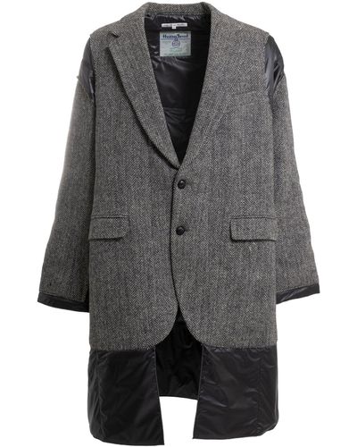 Rebuild by Needles Tweed Jacket -> Covered Coat - Grey