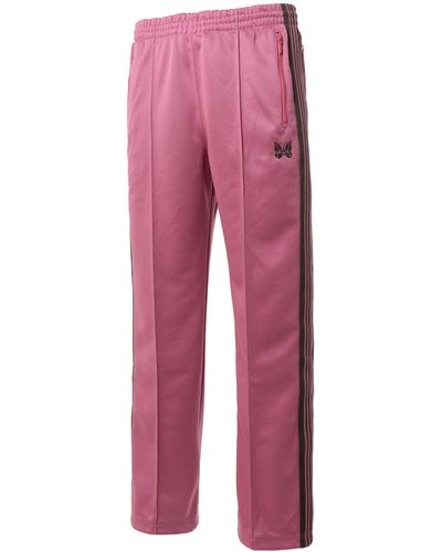 Needles Track Pant - Poly Smooth - Red