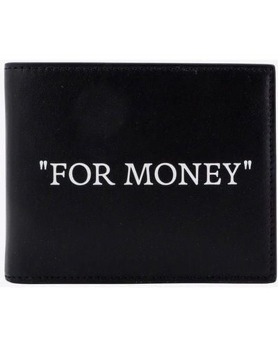 Off-White c/o Virgil Abloh Off- For Money Bi-Fold Wallet - Black