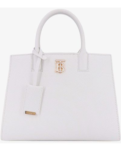 Burberry Frances Handbag - White