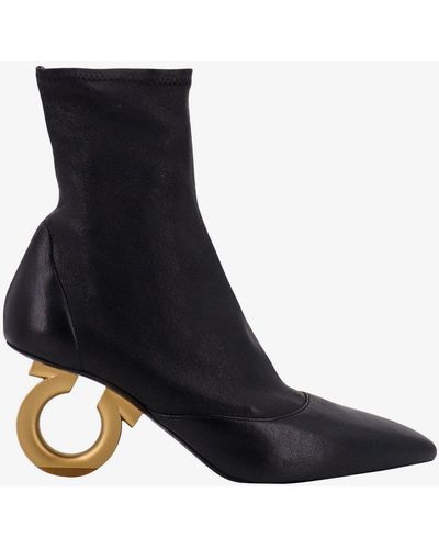 Ferragamo Ankle Boots - Black