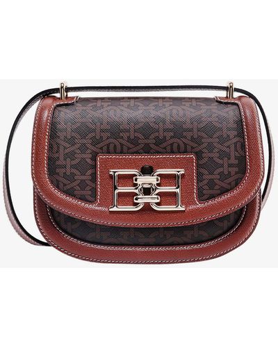 Bally Leather Shoulder Bags - Red