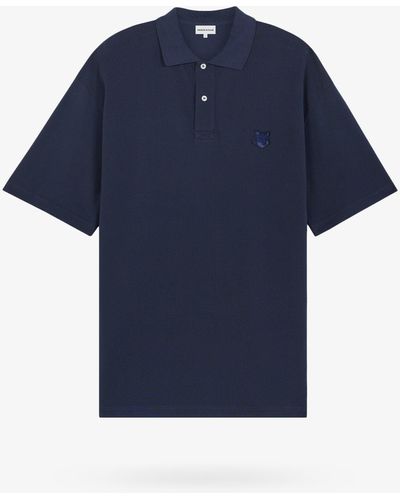 Maison Kitsuné Polo Shirt - Blue