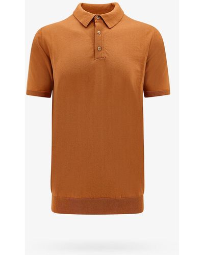 Roberto Collina Polo Shirt - Orange