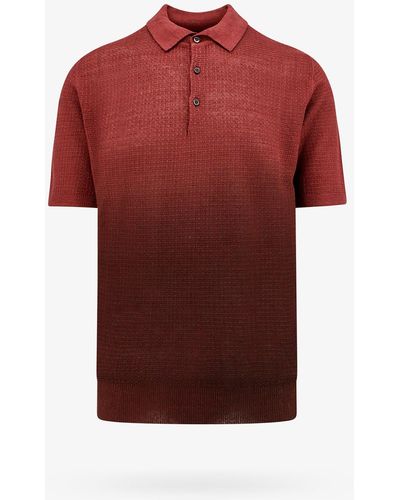 Corneliani Polo Shirt - Red