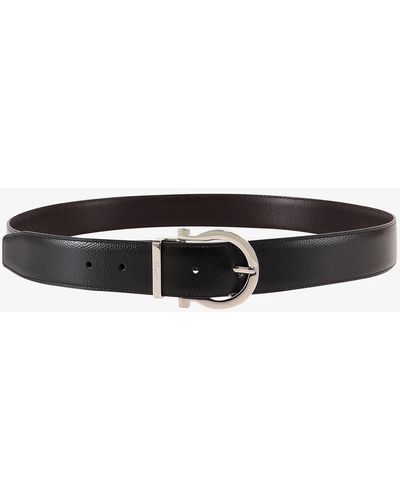 Ferragamo Leather Belts E Braces - White