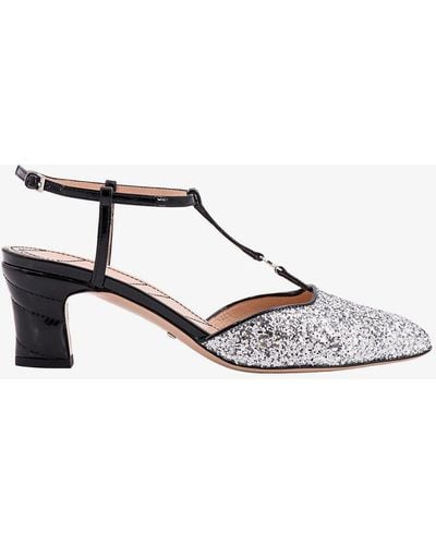 Gucci Marmont Glittered Patent-leather Court Shoes - Multicolour