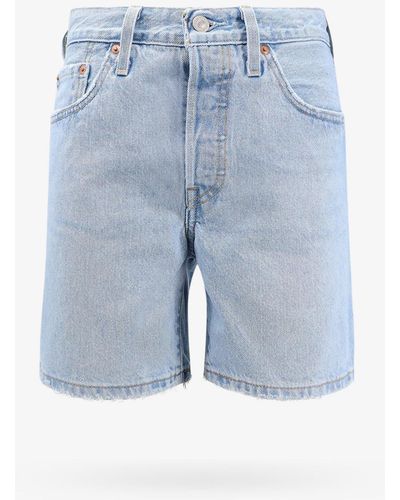 Levi's Shorts in denim Mid Length - Blu