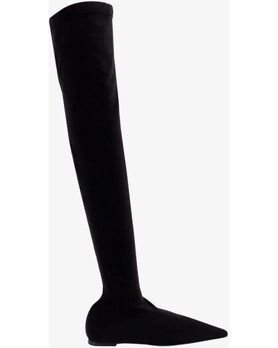 Dolce & Gabbana Pointed Boots - Black