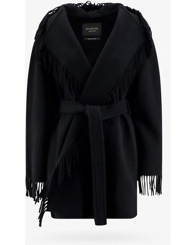 Balenciaga Belted coats - Nero