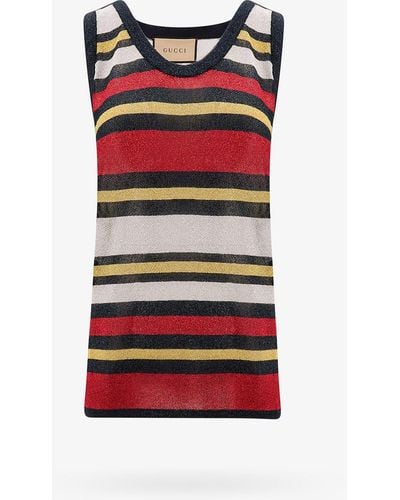 Gucci Sleeveless Unlined Top - Red