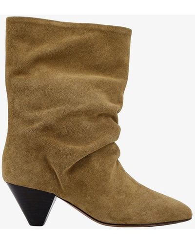 Isabel Marant Reachi Low Boots - Natural