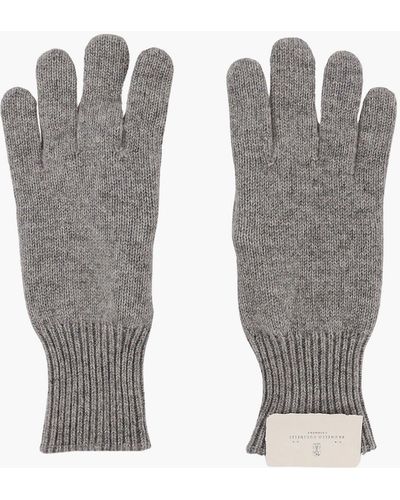 Brunello Cucinelli Gloves - Grey