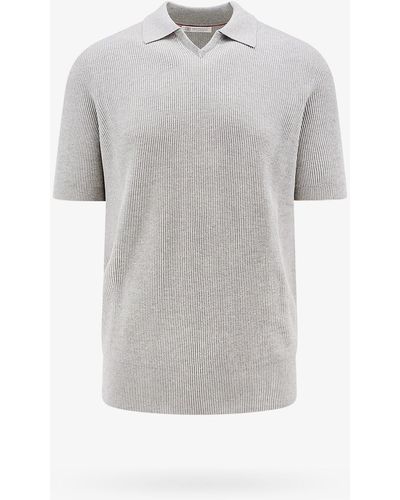 Brunello Cucinelli Polo Shirt - Grey