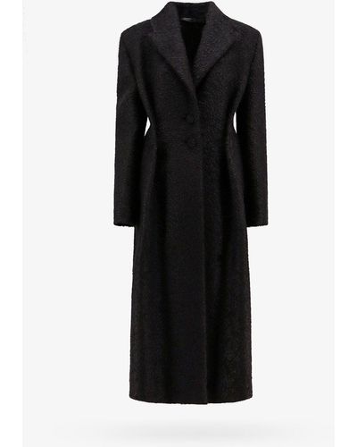 Givenchy Giacca nera in misto lana con effetto plissettato - Nero