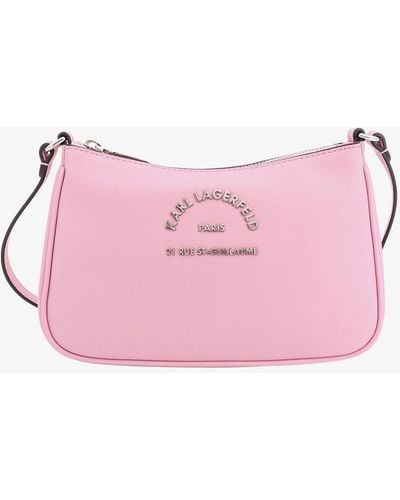 Karl Lagerfeld Rue St-guillaume Small Crossbody Bag - Pink