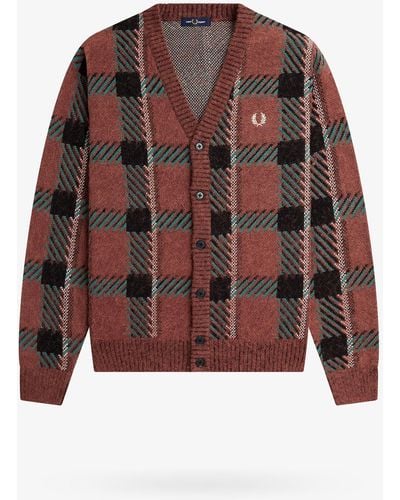 Fred Perry CARDIGAN - Marrone