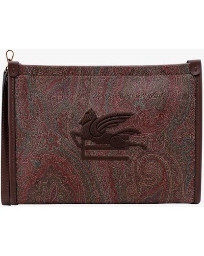 Etro Clutch - Brown