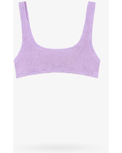 Mc2 Saint Barth Women's Naima Stretch Nylon Bikini Top Blue