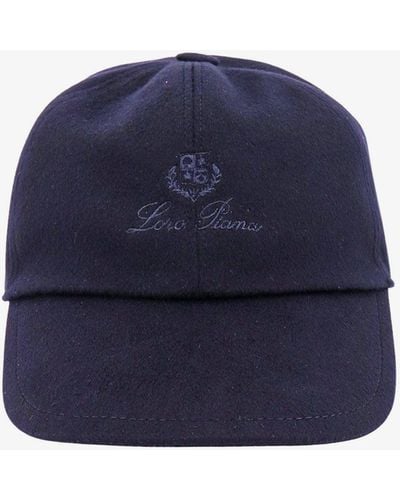 Loro Piana Hat - Blue