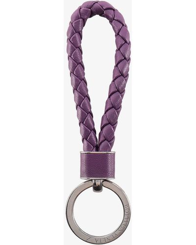 Bottega Veneta Key Ring - Purple
