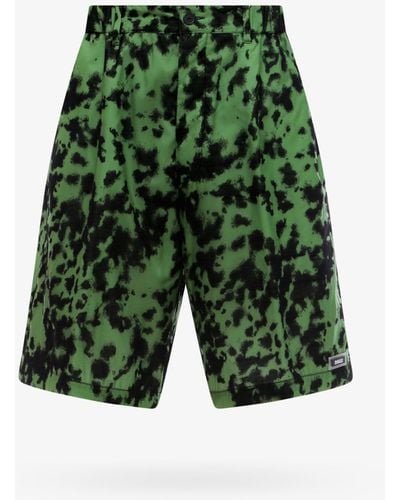 DSquared² Flock Surfer Shorts - Green