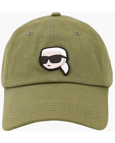 Karl Lagerfeld K/ikonik Baseball Cap - Green