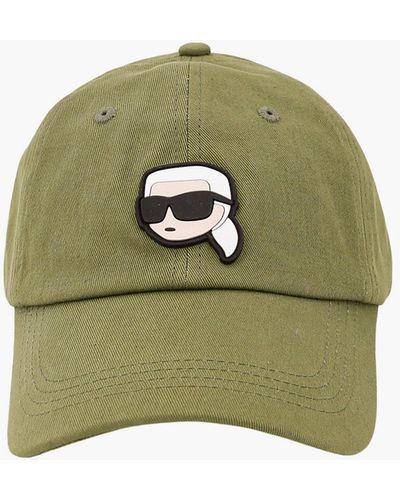 Karl Lagerfeld Cappello da baseball K/Ikonik - Verde