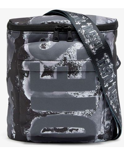 Sacoche Messenger Diesel Pour Homme - Grande Taille - Bleu - Matière Alfa - Occasion