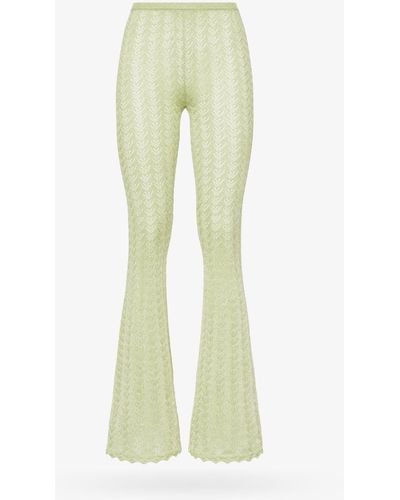 Alessandra Rich Flared Pants - Green
