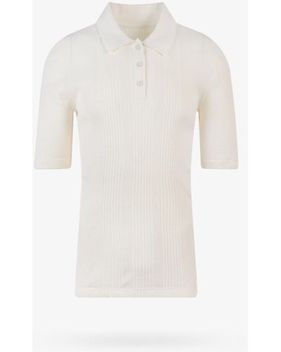 Maison Margiela Cotton Polo Shirt - White