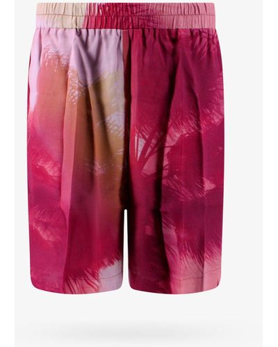 Laneus Bermuda Shorts - Red