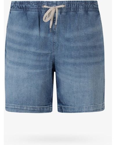 Polo Ralph Lauren Cotton Bermuda Shorts - Blue