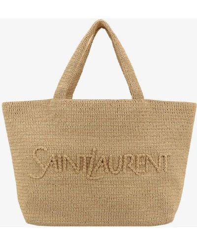 Saint Laurent Shoulder Bag - Natural