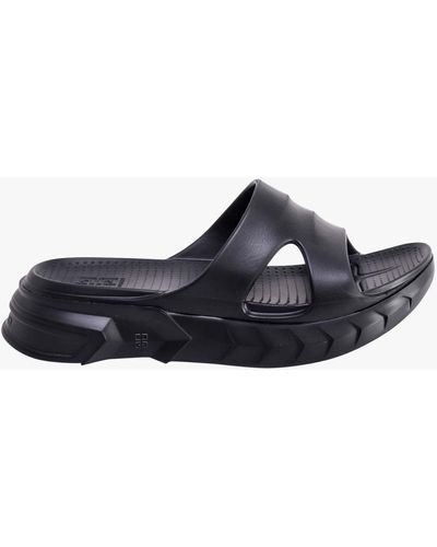 Givenchy Rubber Flat Sandals - Black