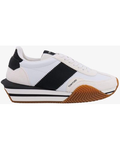 Tom Ford Leather Trainer - White