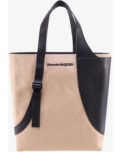 Alexander McQueen Medium Harness Tote Bag - Natural