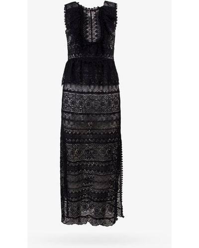 Ulla Johnson Sleeveless Cotton Lined Dresses - Black