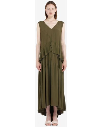 N°21 Ruffled Dress - Green