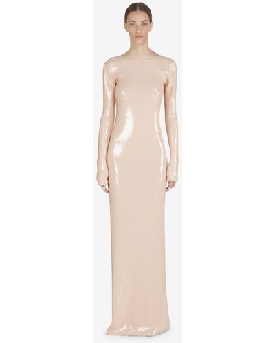N°21 Sequin-embellished Dress - Natural