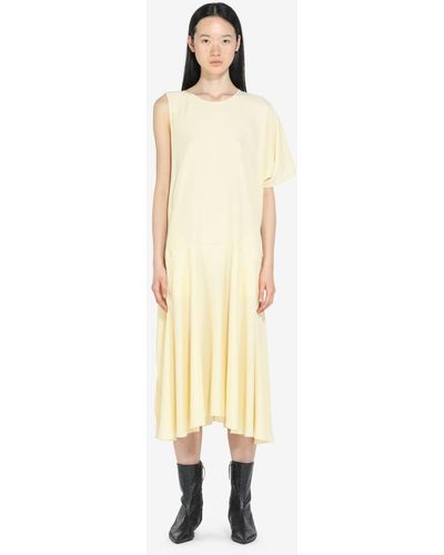 N°21 Detachable-sleeve Dress - Metallic
