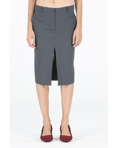 N°21 Tailored Pencil Skirt - Grey