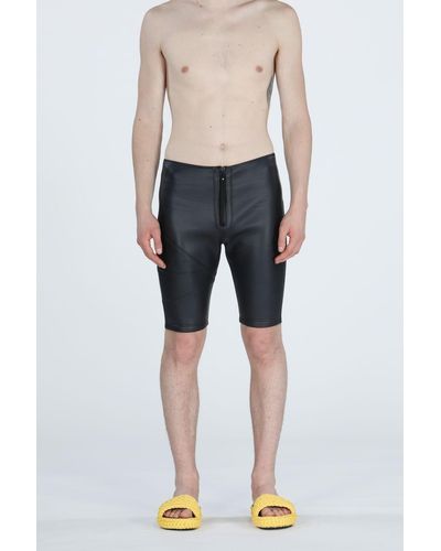 N°21 Eco-Leather Shorts - Noir
