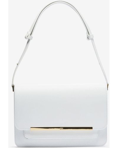 N°21 Edith Leather Shoulder Bag - White
