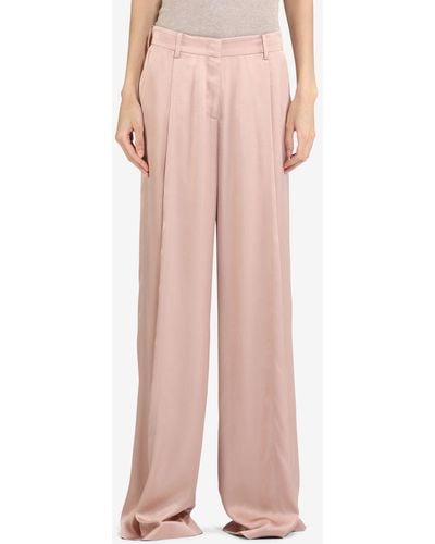 N°21 Wide-leg Trousers - Pink