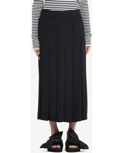 N°21 Pleated Skirt - Black