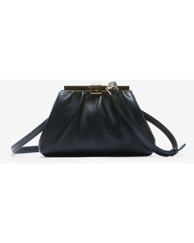 N°21 Mini Puffy Jeanne Leather Shoulder Bag - Black