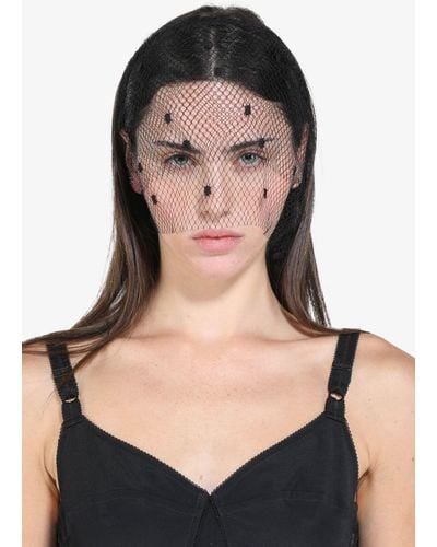 N°21 Net Veil Hairband - Black